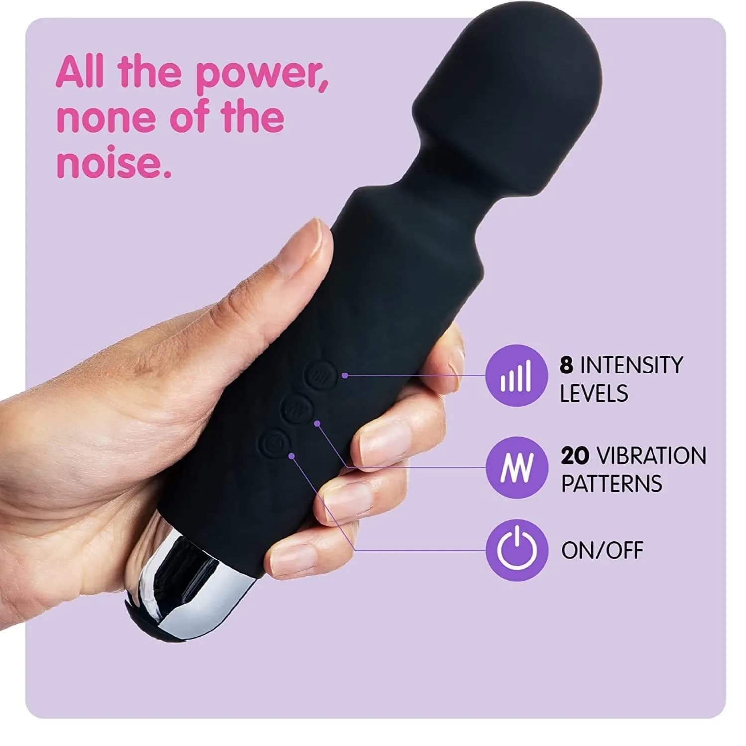 SILICONE WAND MASSAGER