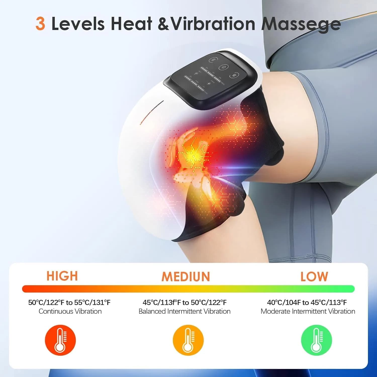Cordless Knee Massager for Joint Pain
