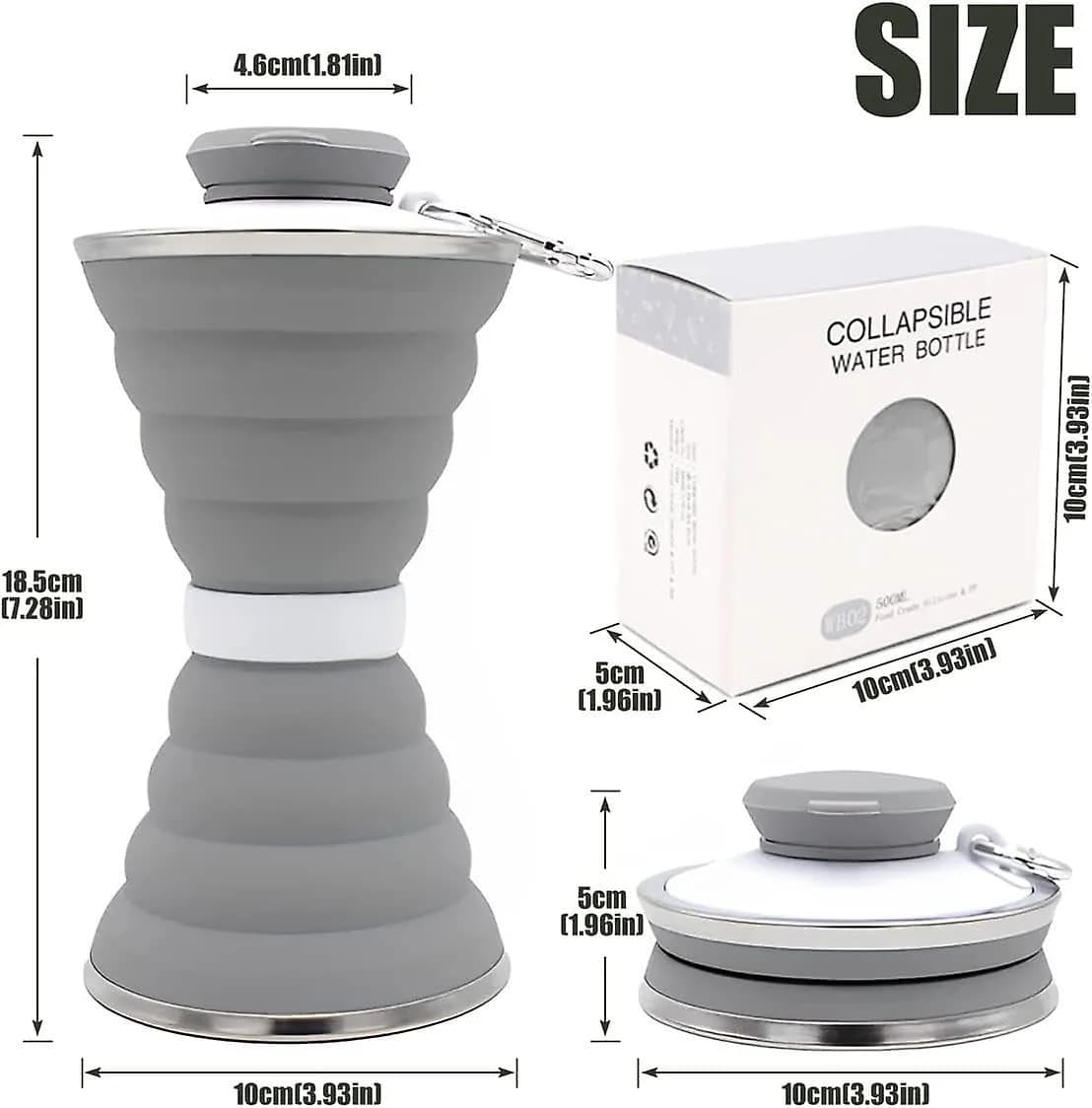 SILICONE BOTTLE 500ML