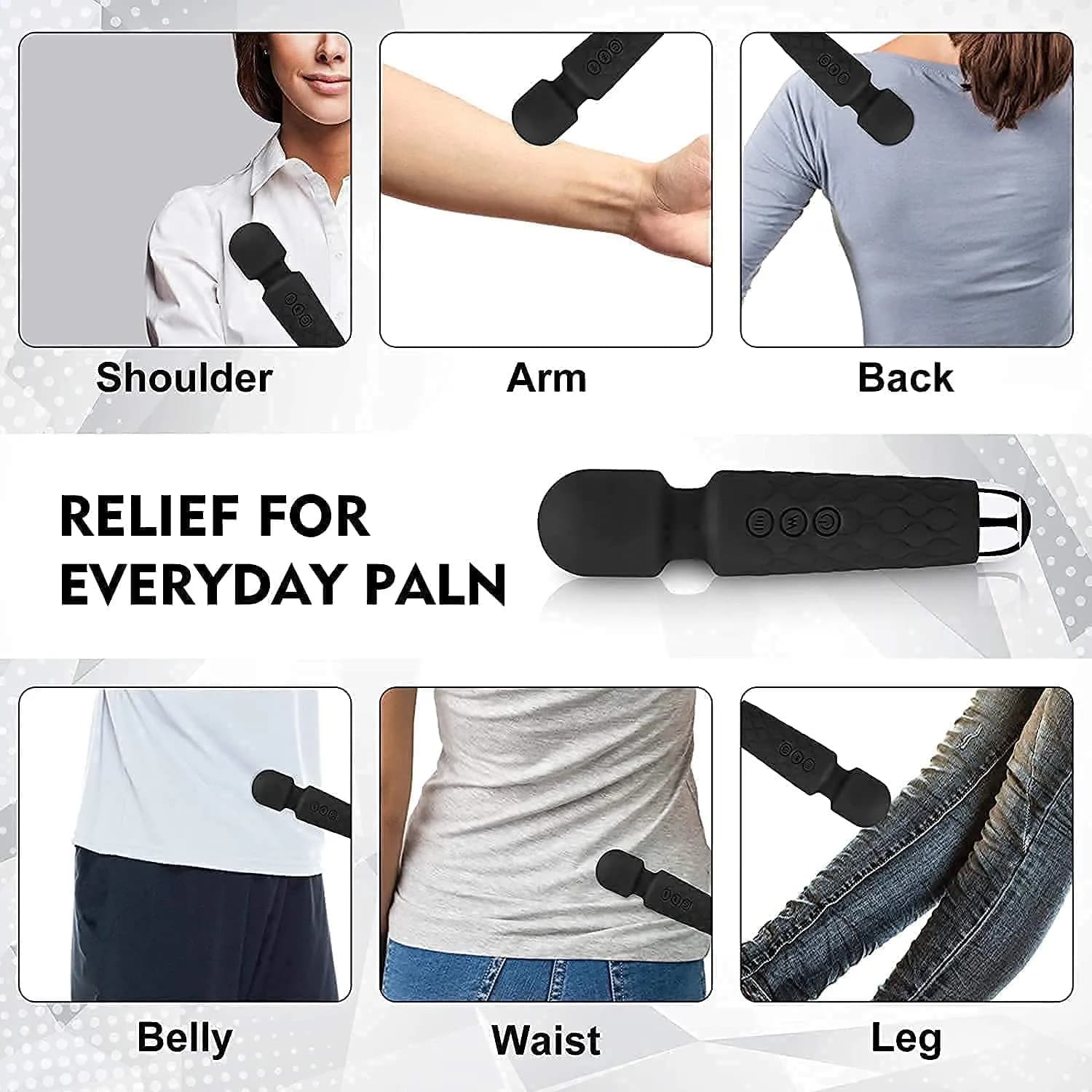 SILICONE WAND MASSAGER